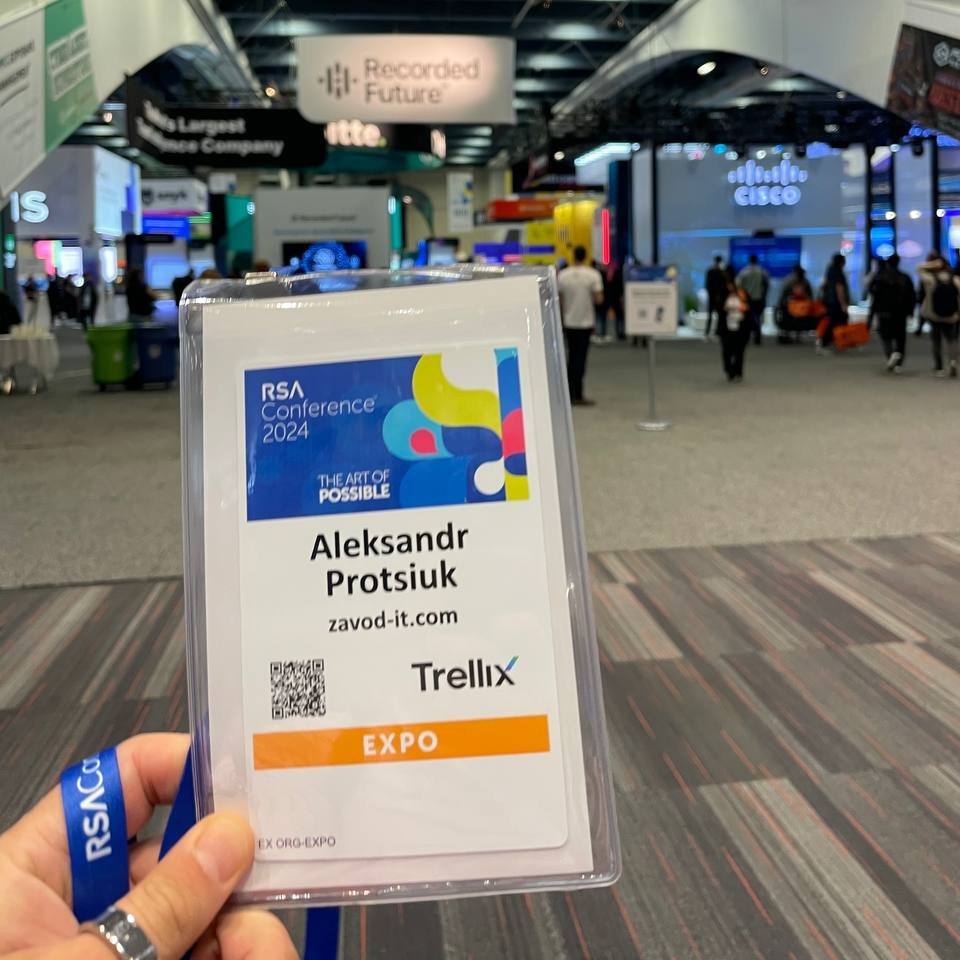 Zavod-IT's Founder Aleksandr Protsiuk Represented the Company at RSAC 2024