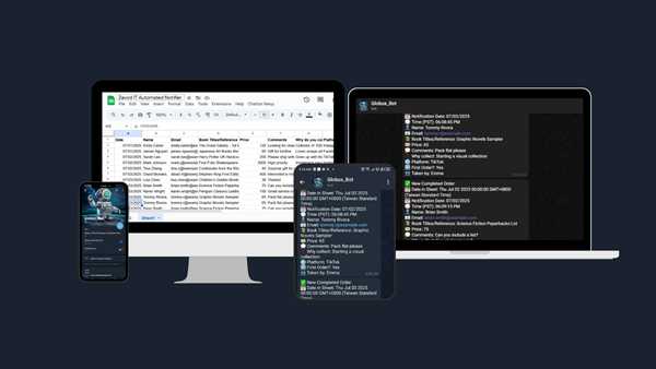Telegram Notification Bot for Book Order Management