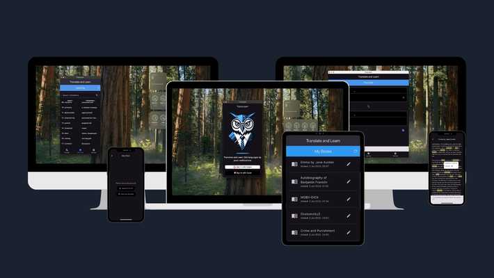 Translearn — Book Reading & Translation Android App