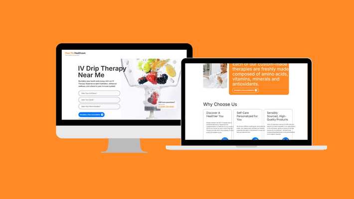 IV Drip Therapy Near Me Website Development