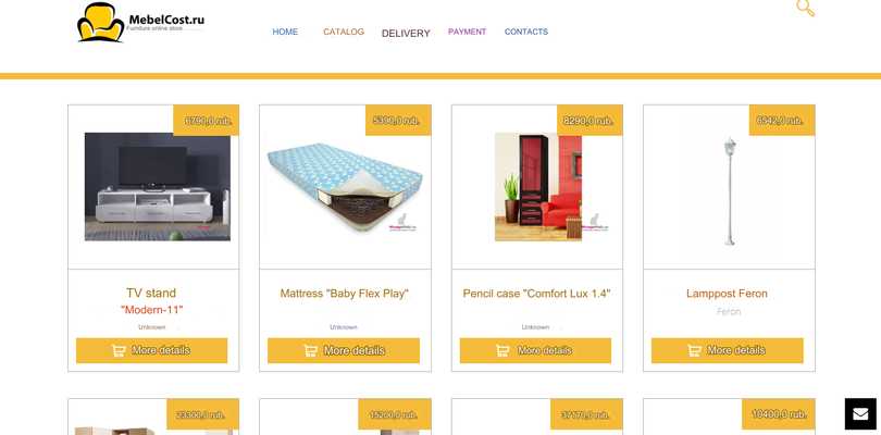 Online furniture store mebelcost